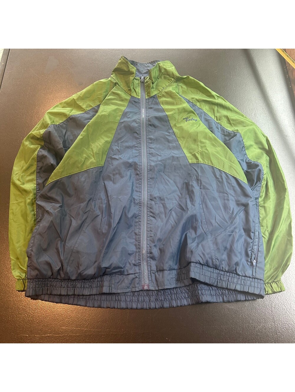 Tinley Vintage Colorblock Windbreaker Jacket Medium